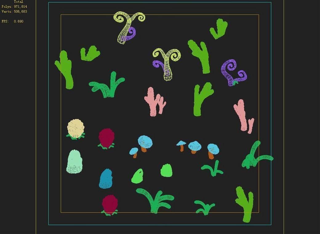 Town Demon Cave - Plant - Mushroom 3D model_8