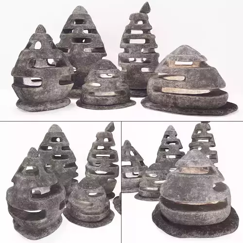 Stone light  Neo decorative n4  3D model