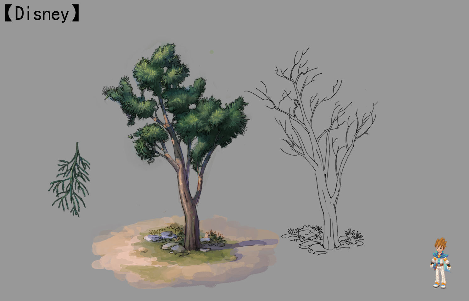 Plants - Cypress 03 3D model_2