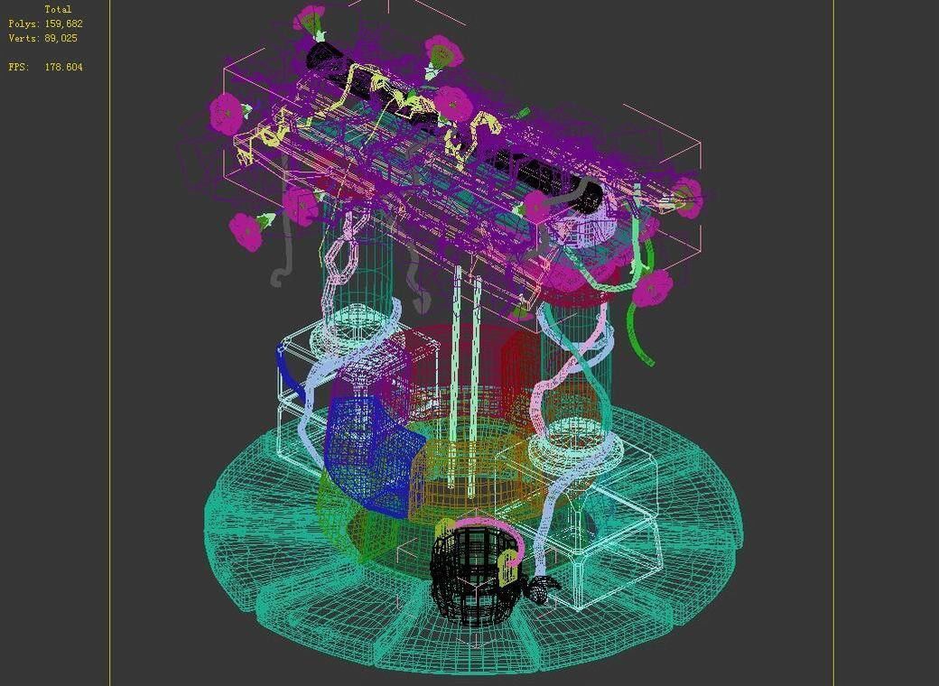 Plant - Wishing Well 32 3D model_3