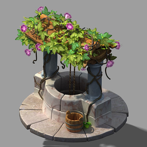 Plant - Wishing Well 32 3D model