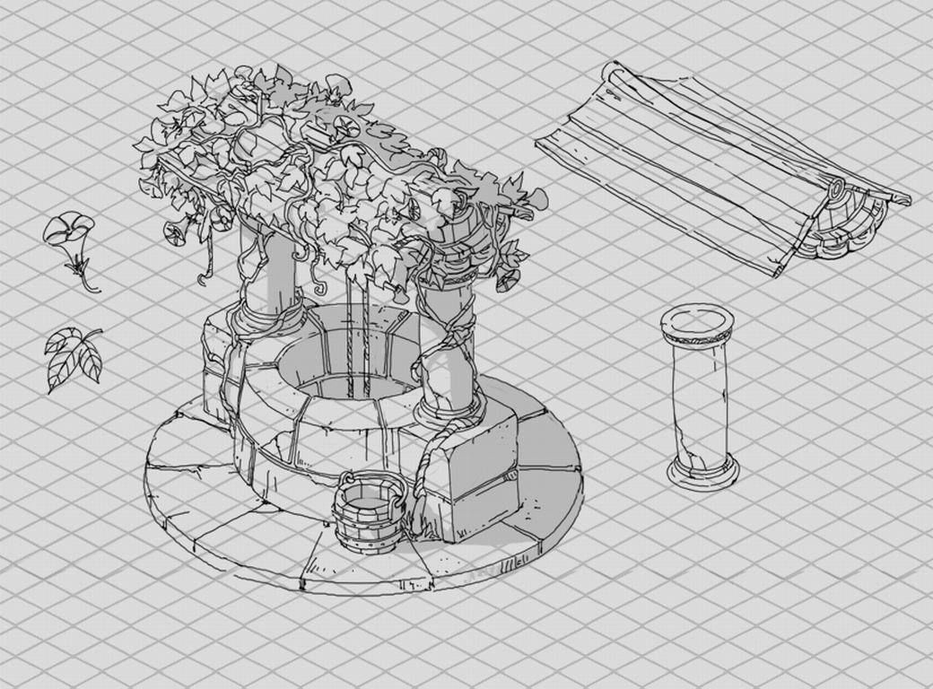 Plant - Wishing Well 32 3D model_2