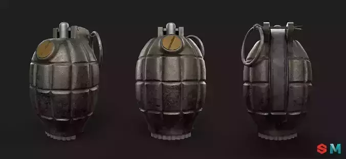 Military No36 Mills Bomb PBR hand Grenade ww1 and ww2