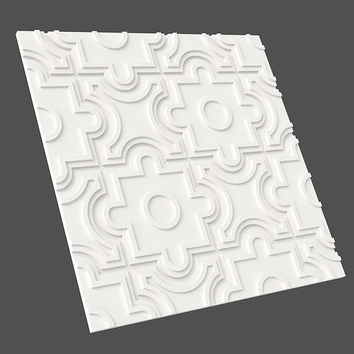 Wall panel 3 3D model