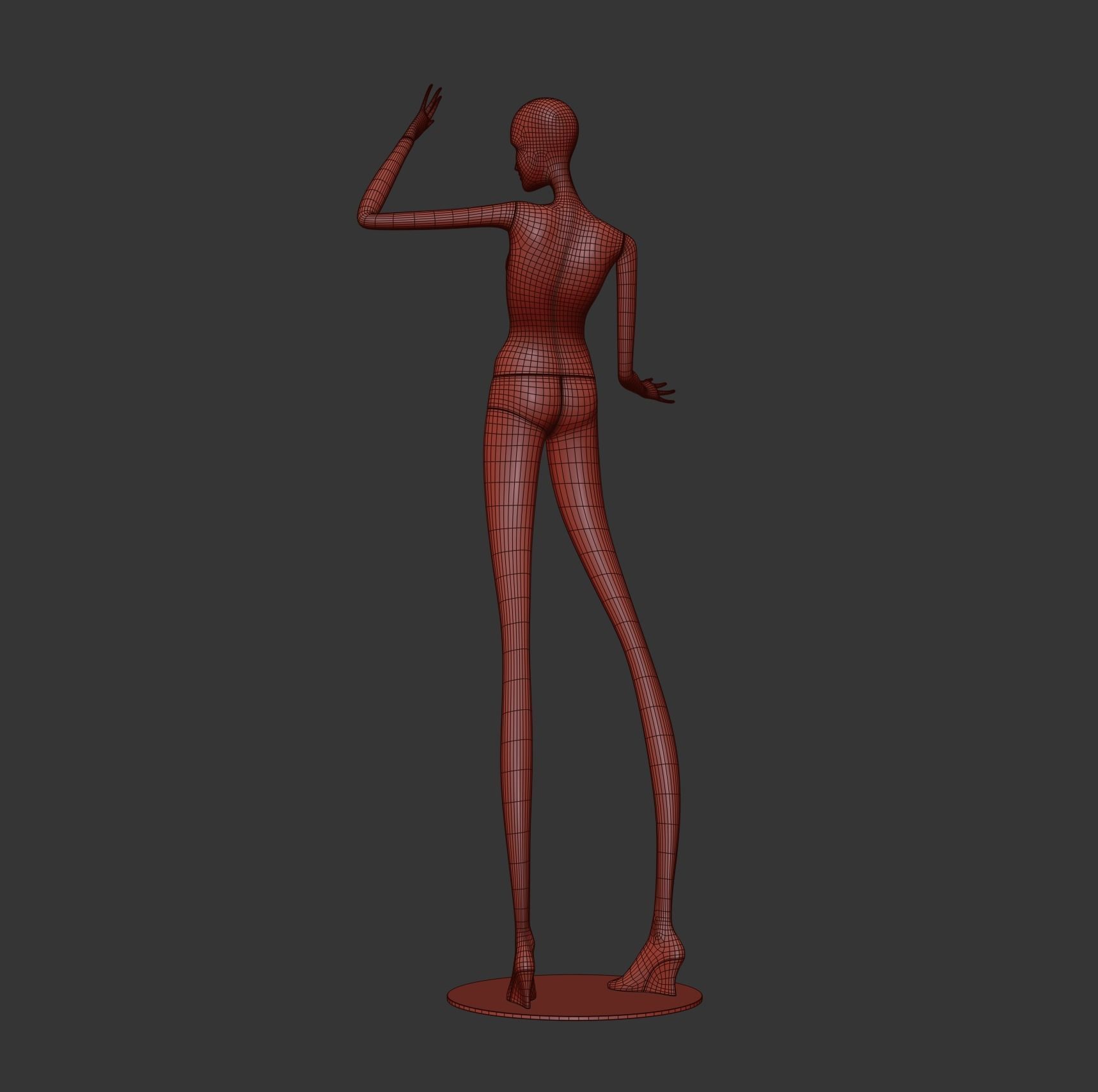 Mannequin 606 coll60 3D model_3
