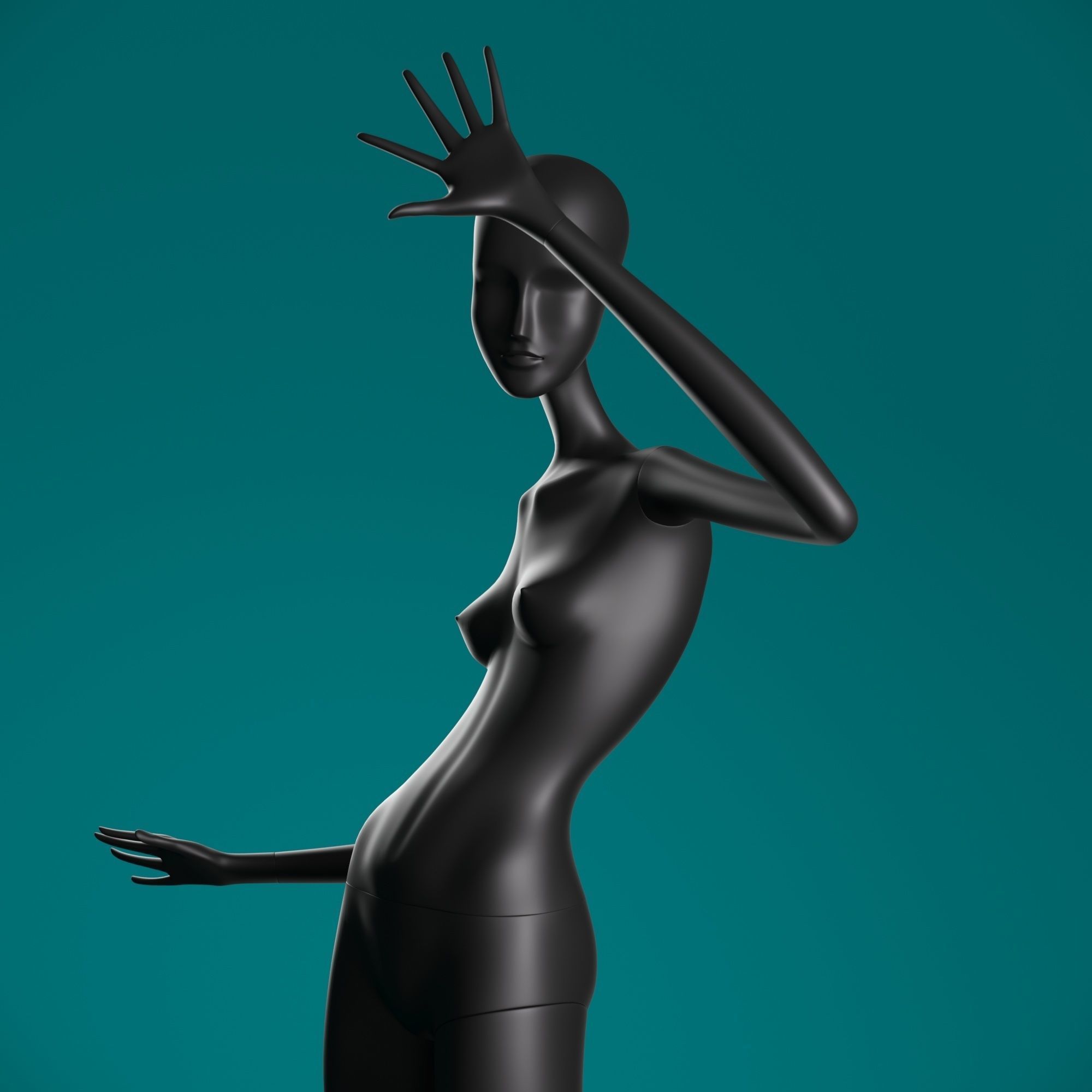 Mannequin 606 coll60 3D model_6