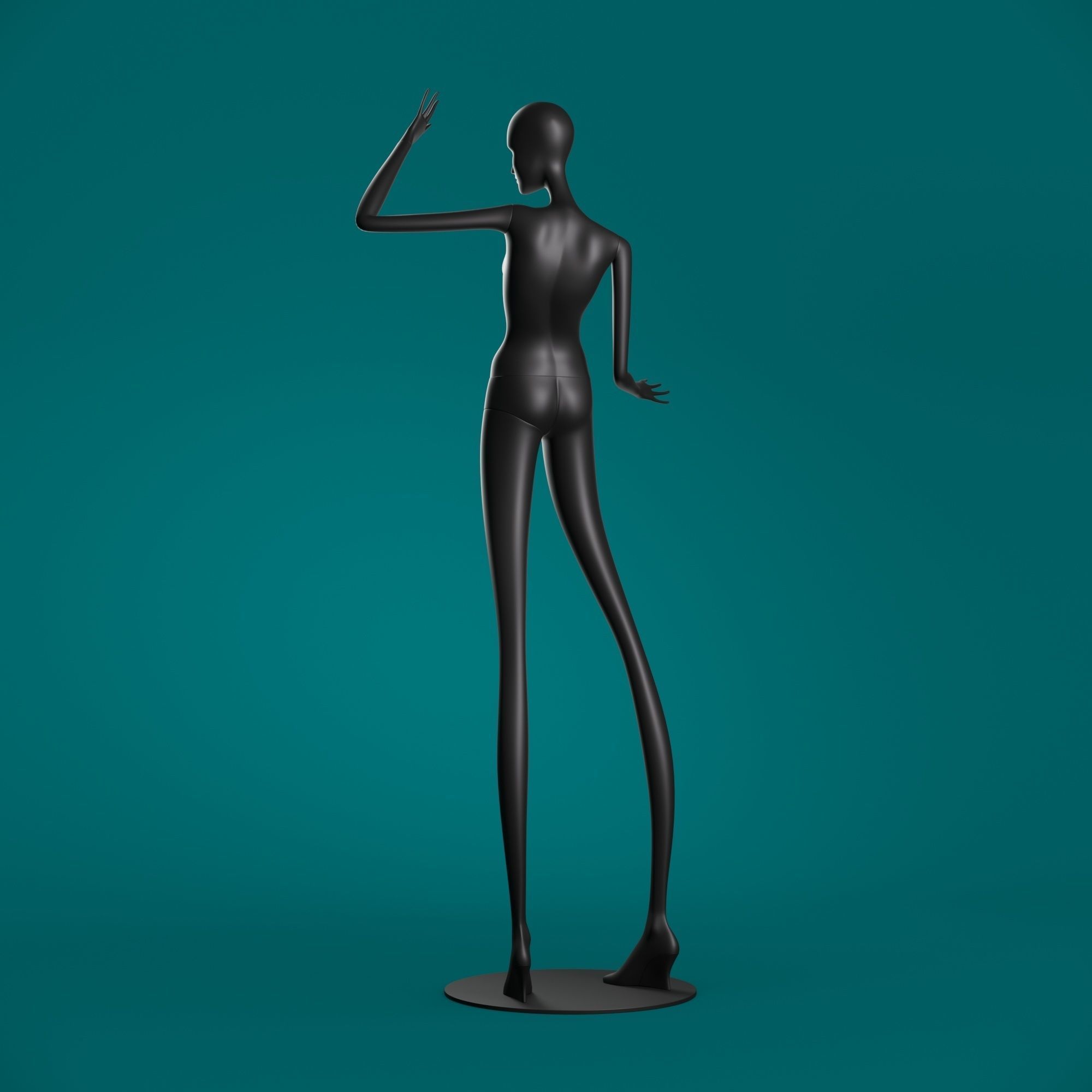 Mannequin 606 coll60 3D model_2