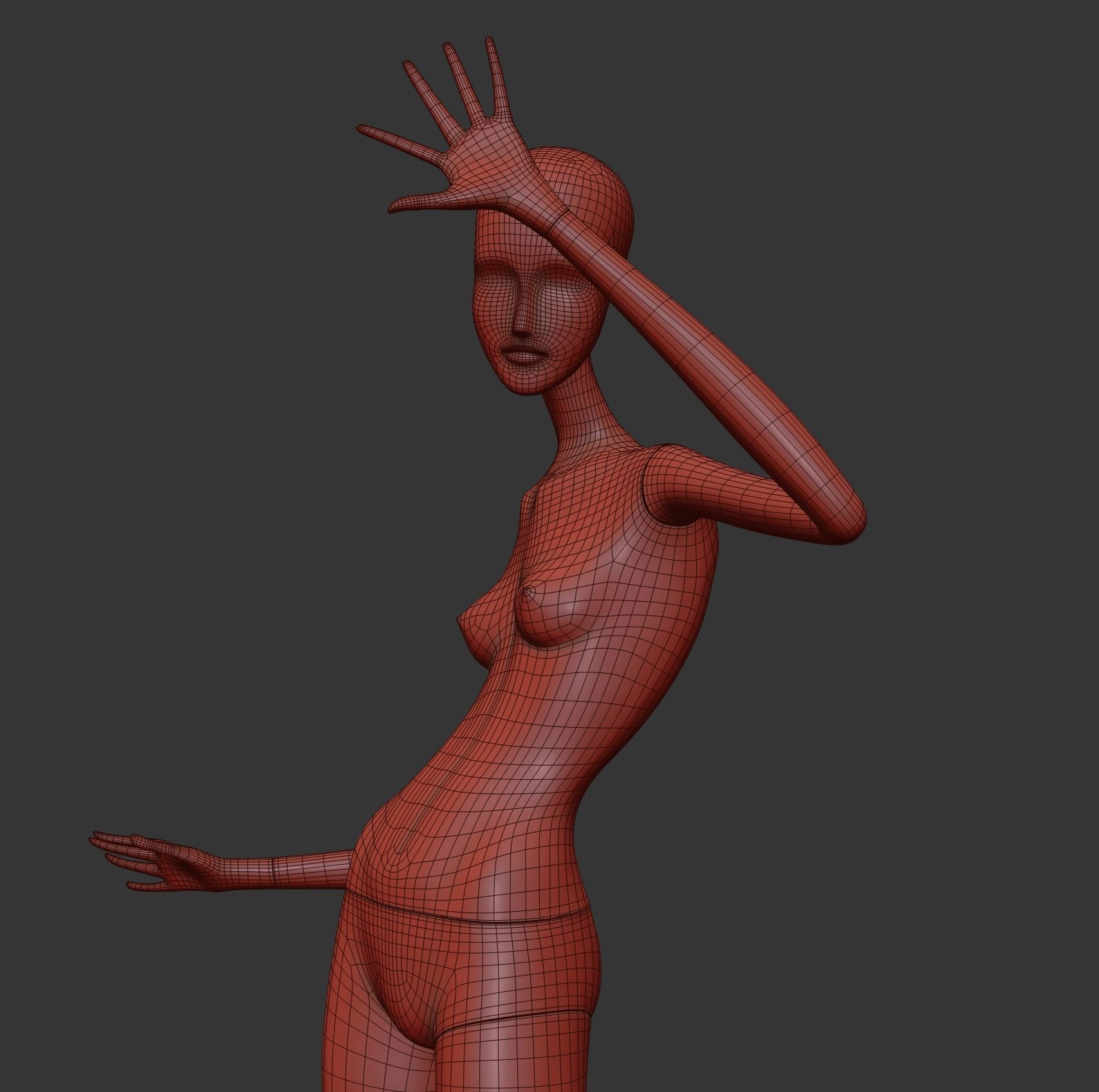 Mannequin 606 coll60 3D model_7