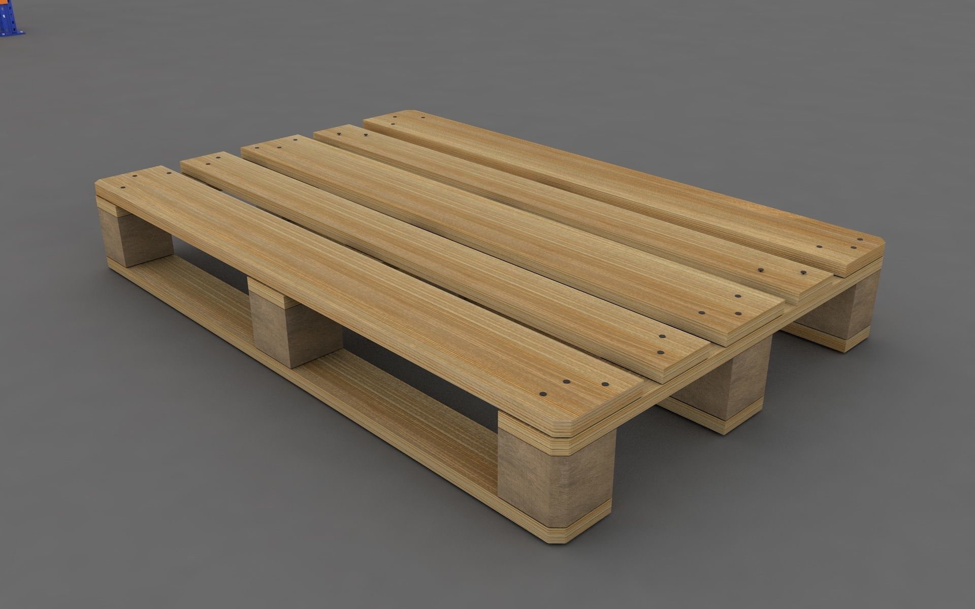 Warehouse Rack and Pallet 3D model_11