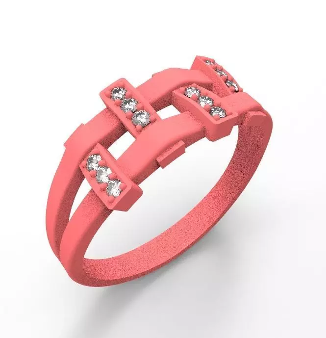 wicker ring 3D print model