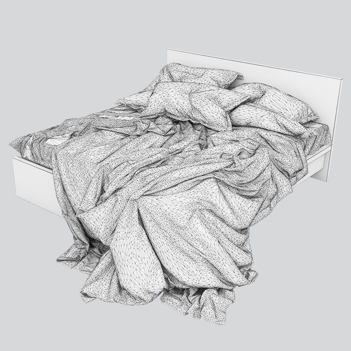 Bed collection 12 3D model_14