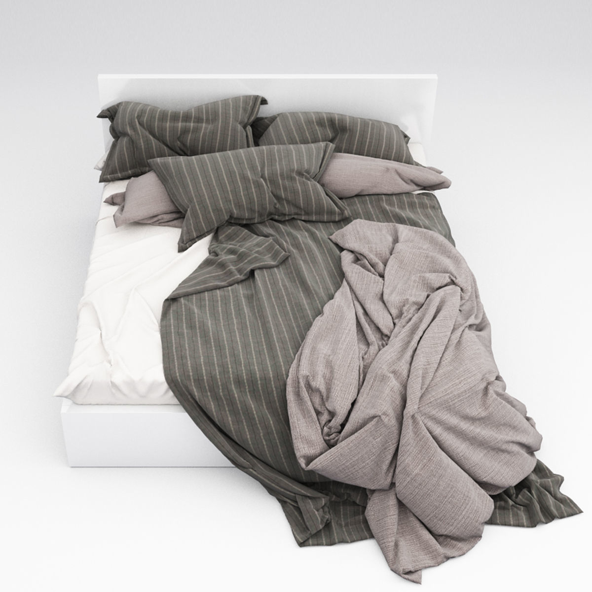 Bed collection 12 3D model_3