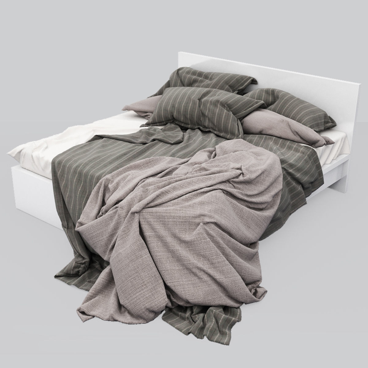 Bed collection 12 3D model_7