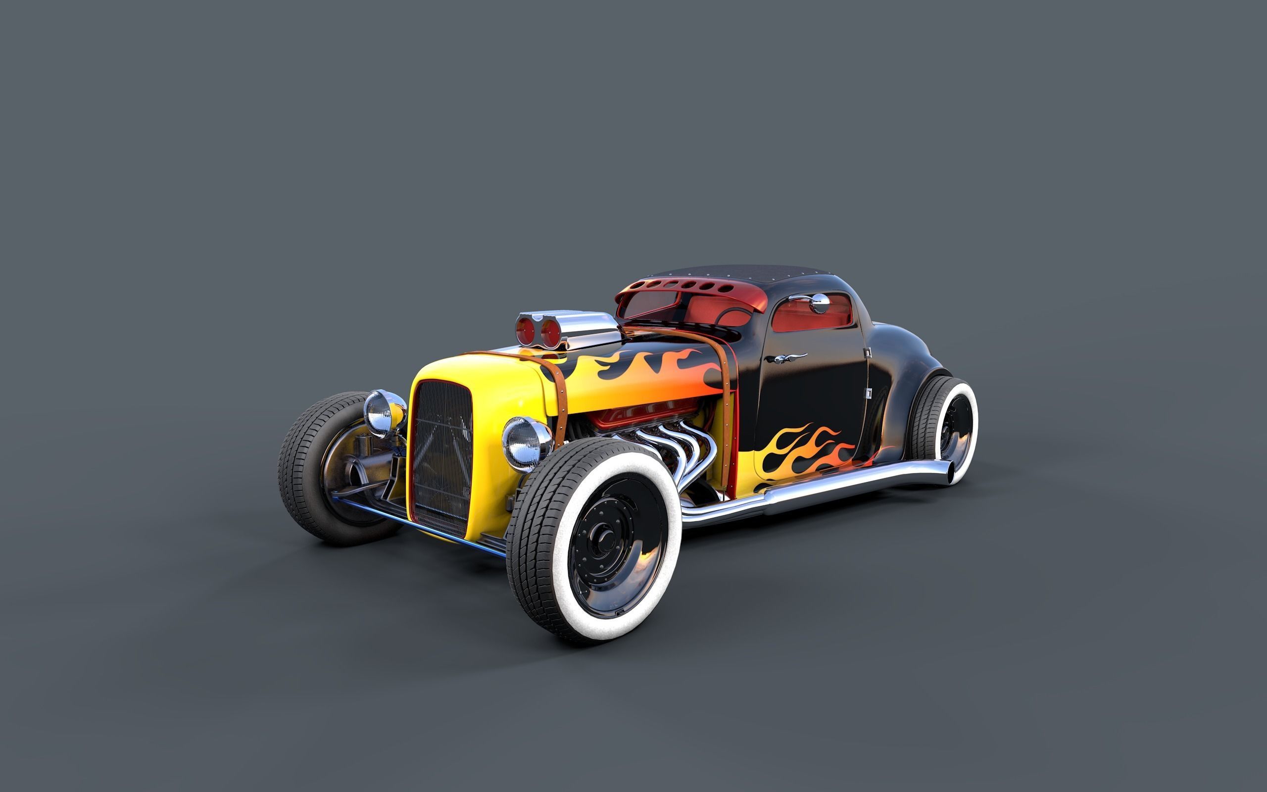 Hot Rod - Lucky 3D model_3