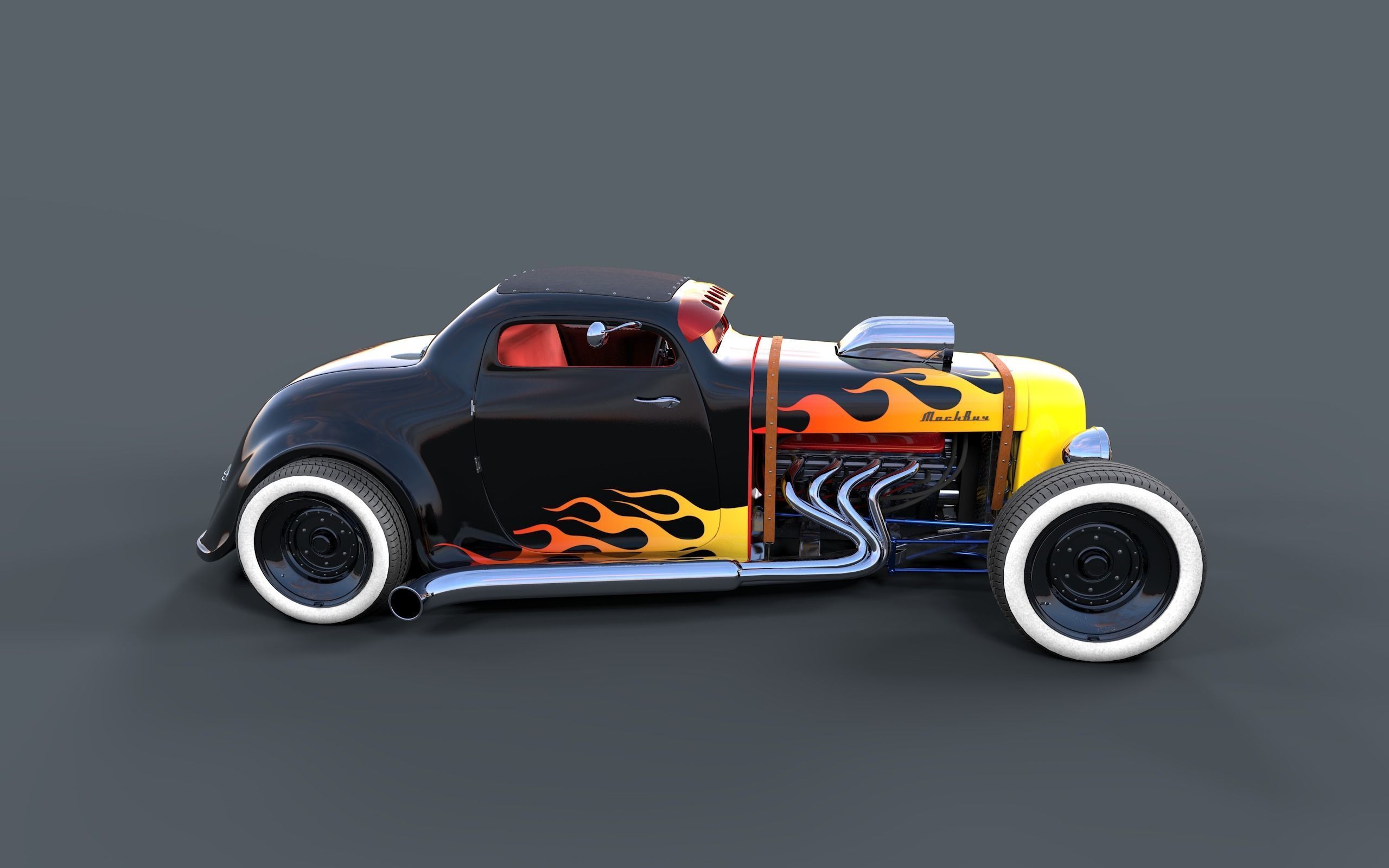 Hot Rod - Lucky 3D model_6