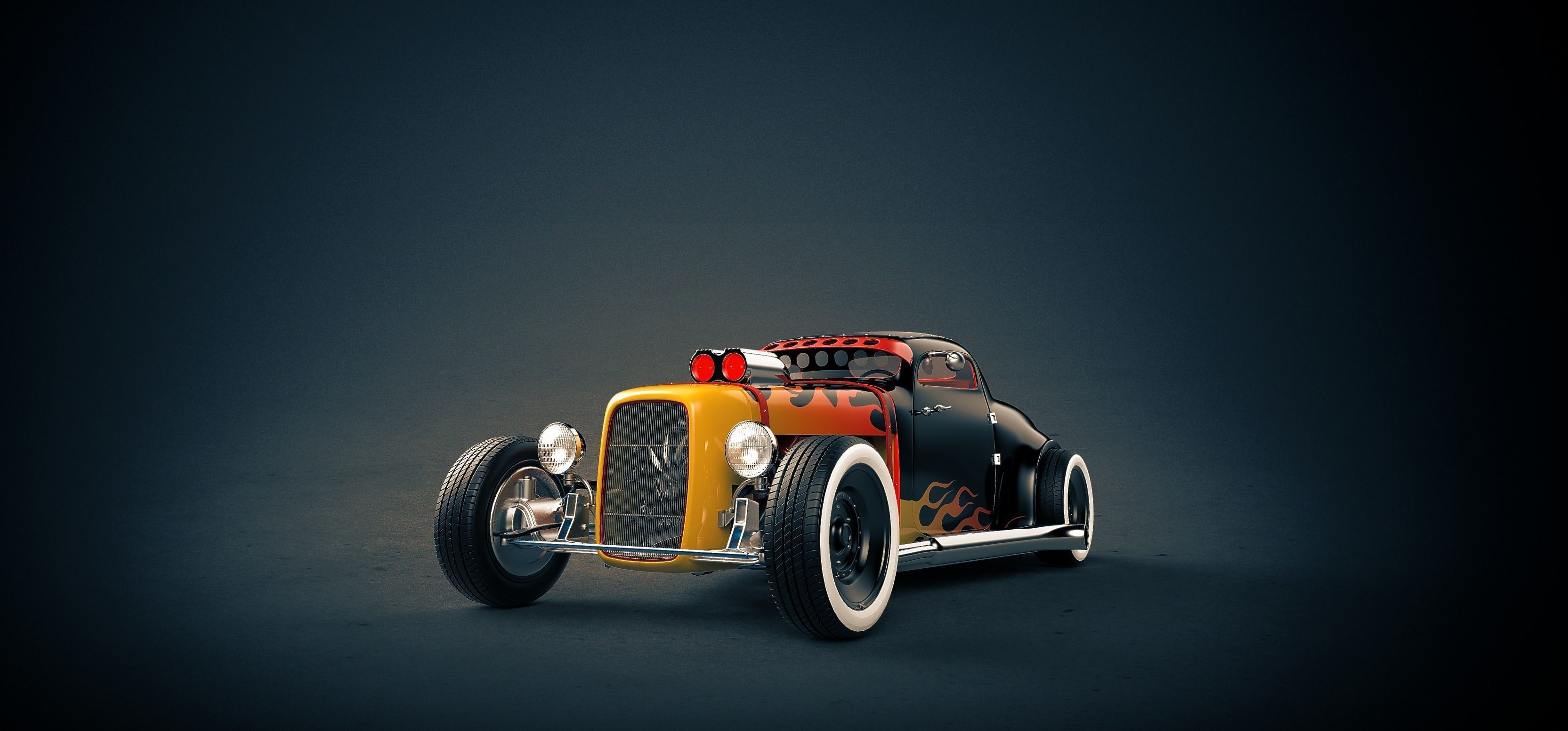Hot Rod - Lucky 3D model_1