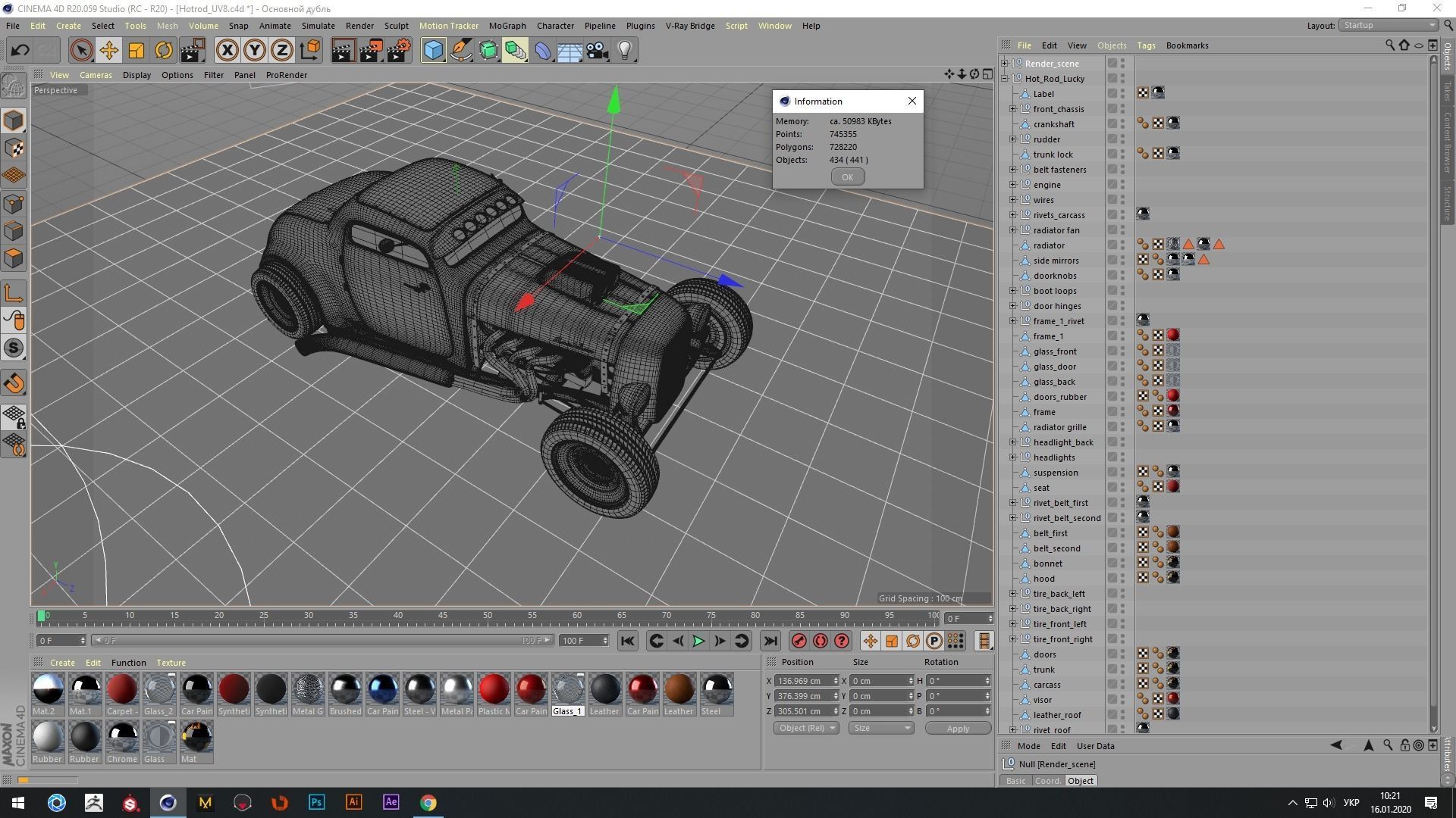 Hot Rod - Lucky 3D model_10