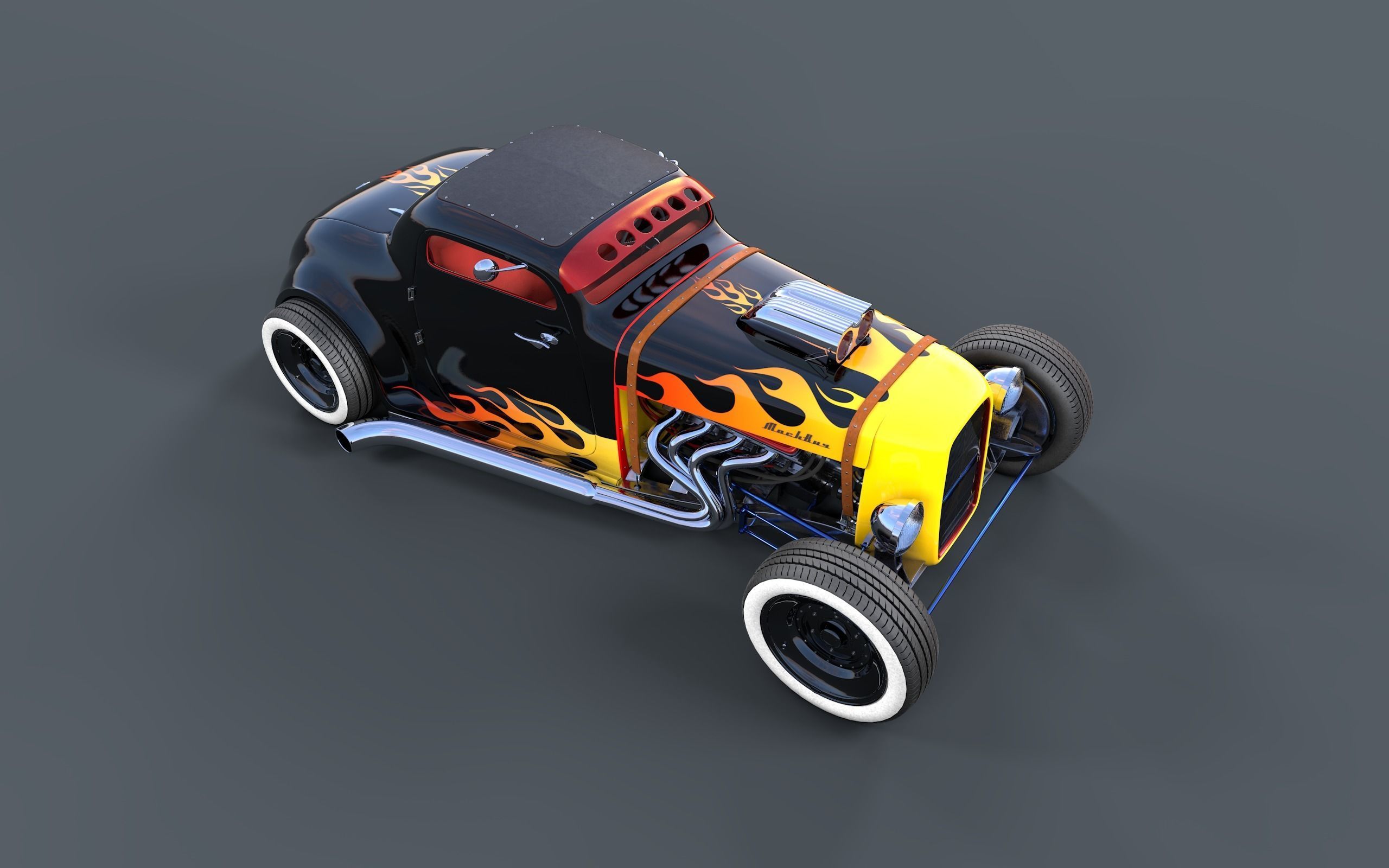 Hot Rod - Lucky 3D model_9