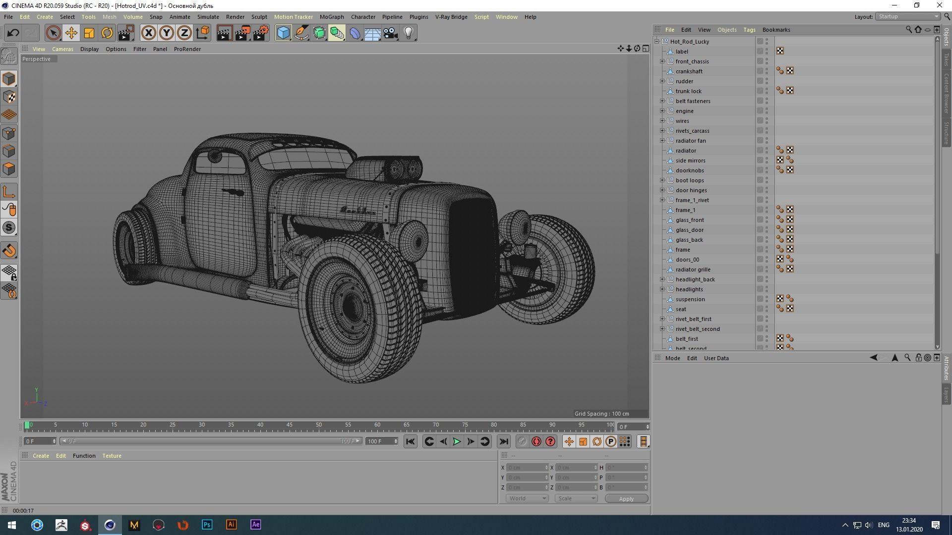Hot Rod - Lucky 3D model_11