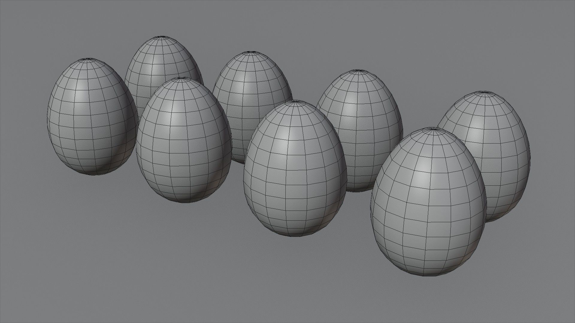 Easter Eggs 3D Model Low-poly 3D model_15