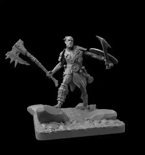 Giant warrior 3D print model
