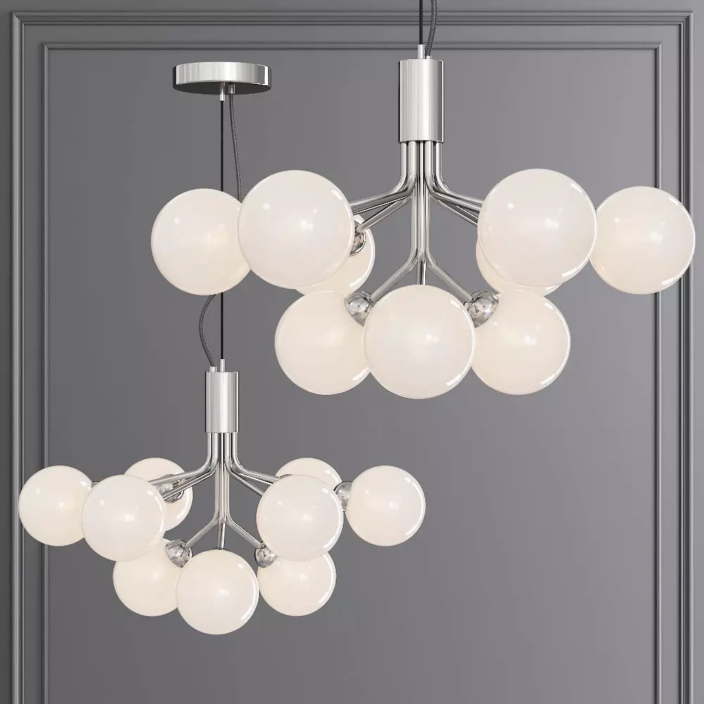 Nuura APIALES 9 by Sofie Refer Nickel and Opal 3D model_0