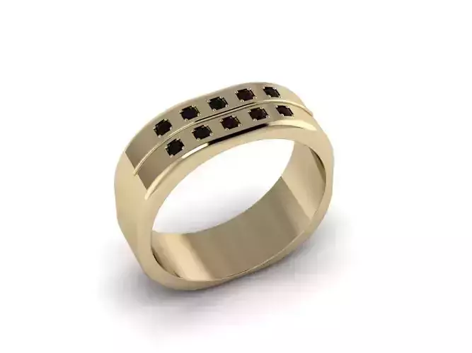 Men Jewerly Ring 011 3D print model