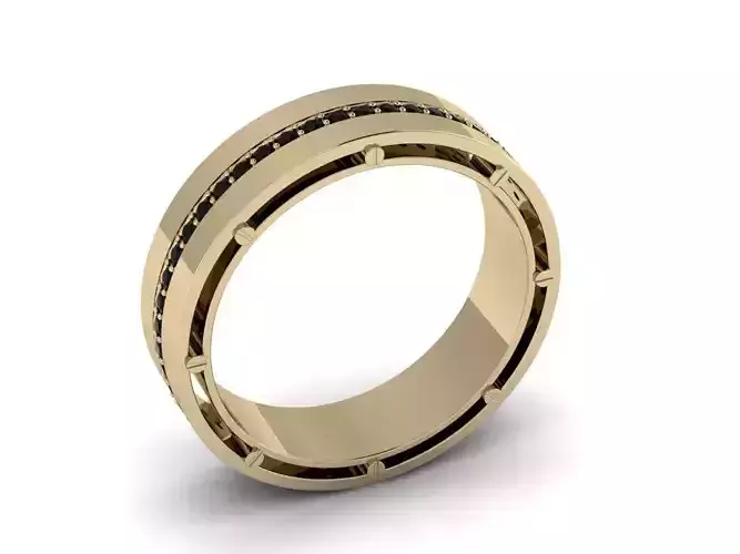 Men Jewerly Ring 012 3D print model