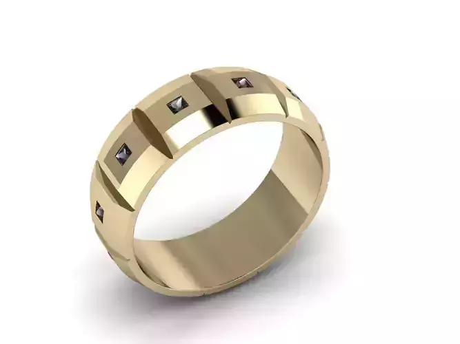 Men Jewelry Ring 013 3D print model