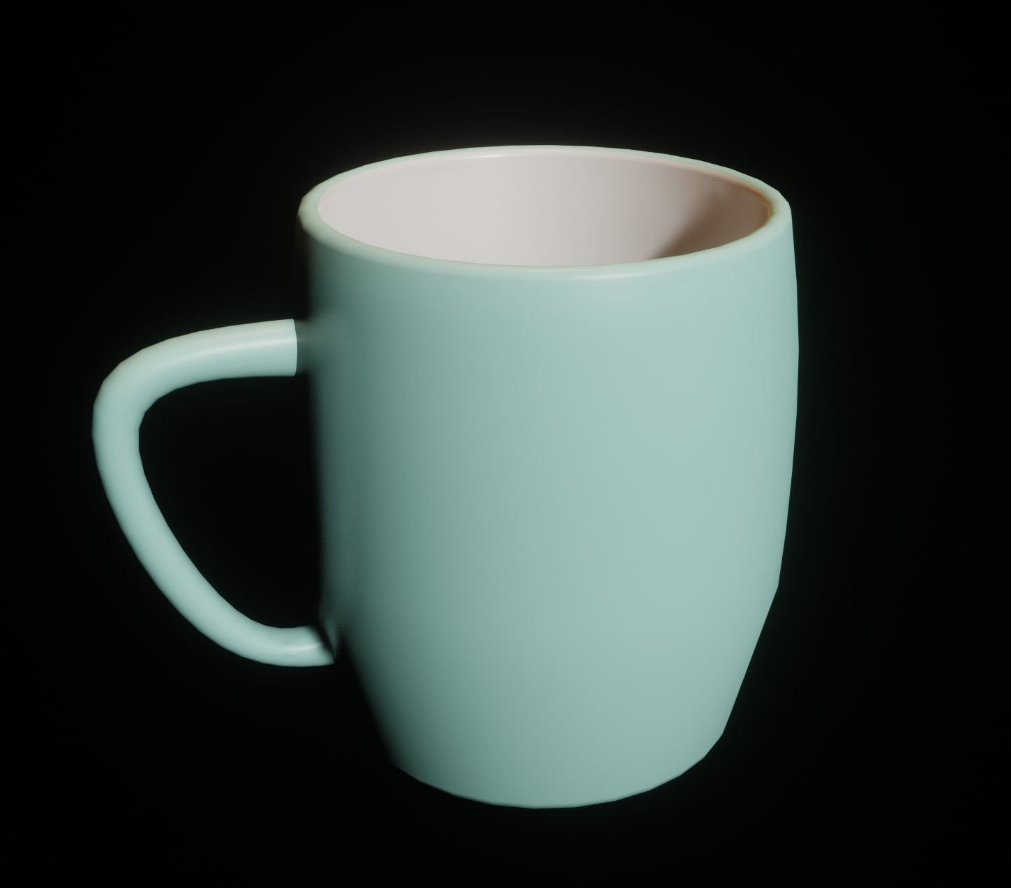 Mugs Pack Low-poly 3D model_1