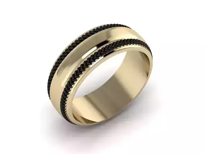 Men Jewerly Ring 015 3D print model
