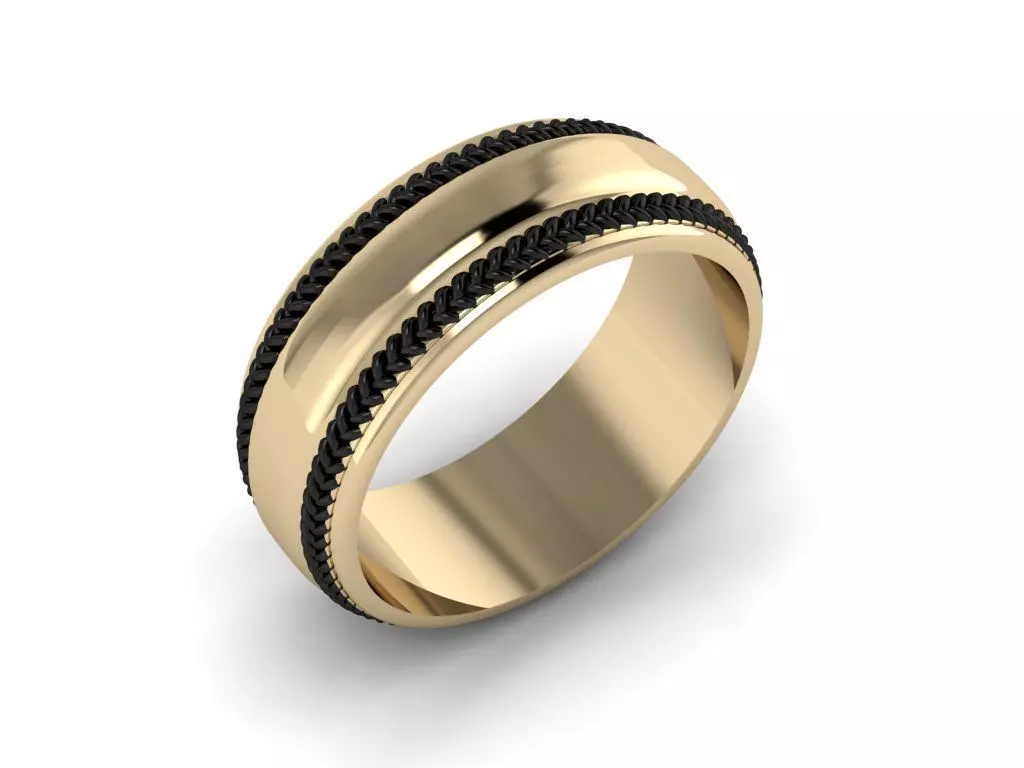Men Jewerly Ring 015 3D print model