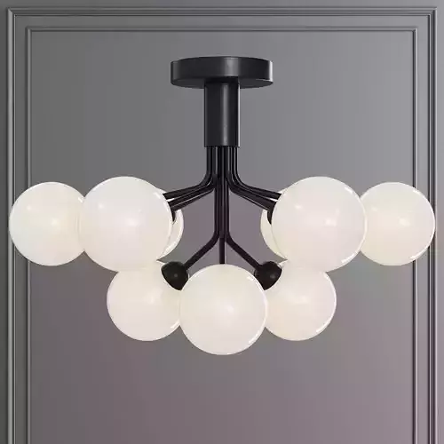 Nuura APIALES 9 CEILING by Sofie Refer Black and Opal