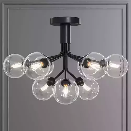 Nuura APIALES 9 CEILING by Sofie Refer Black and Clear