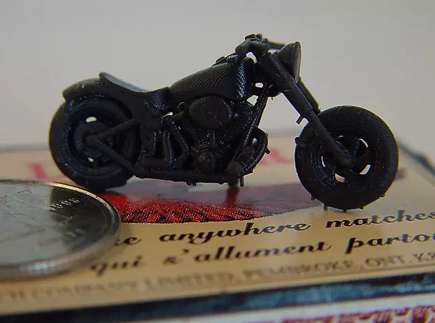 Harley Davidson 1960 3D print model_0