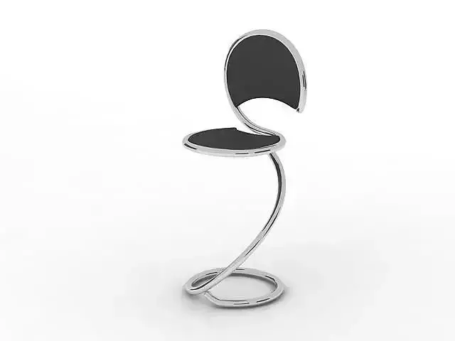 Chair silver bar stool