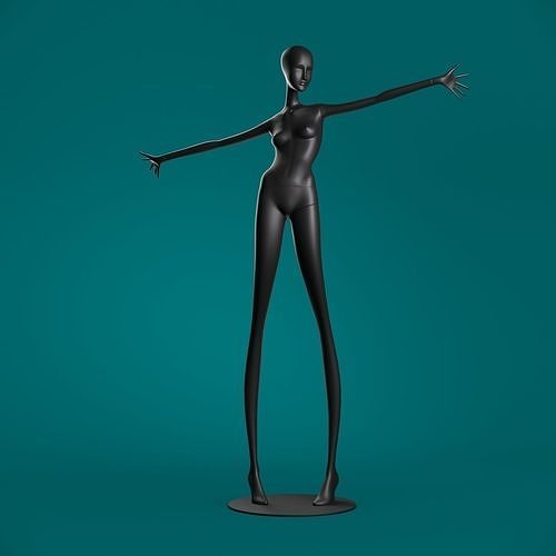 Mannequin 608 coll60 3D model
