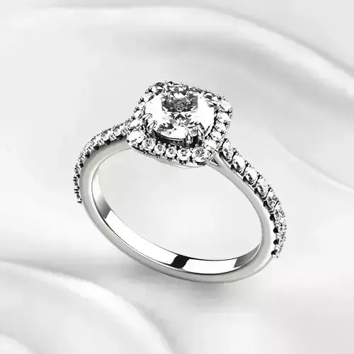 Tiffany Soleste Style Golden Ring