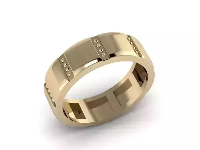 Men Jewerly Ring 018 3D print model