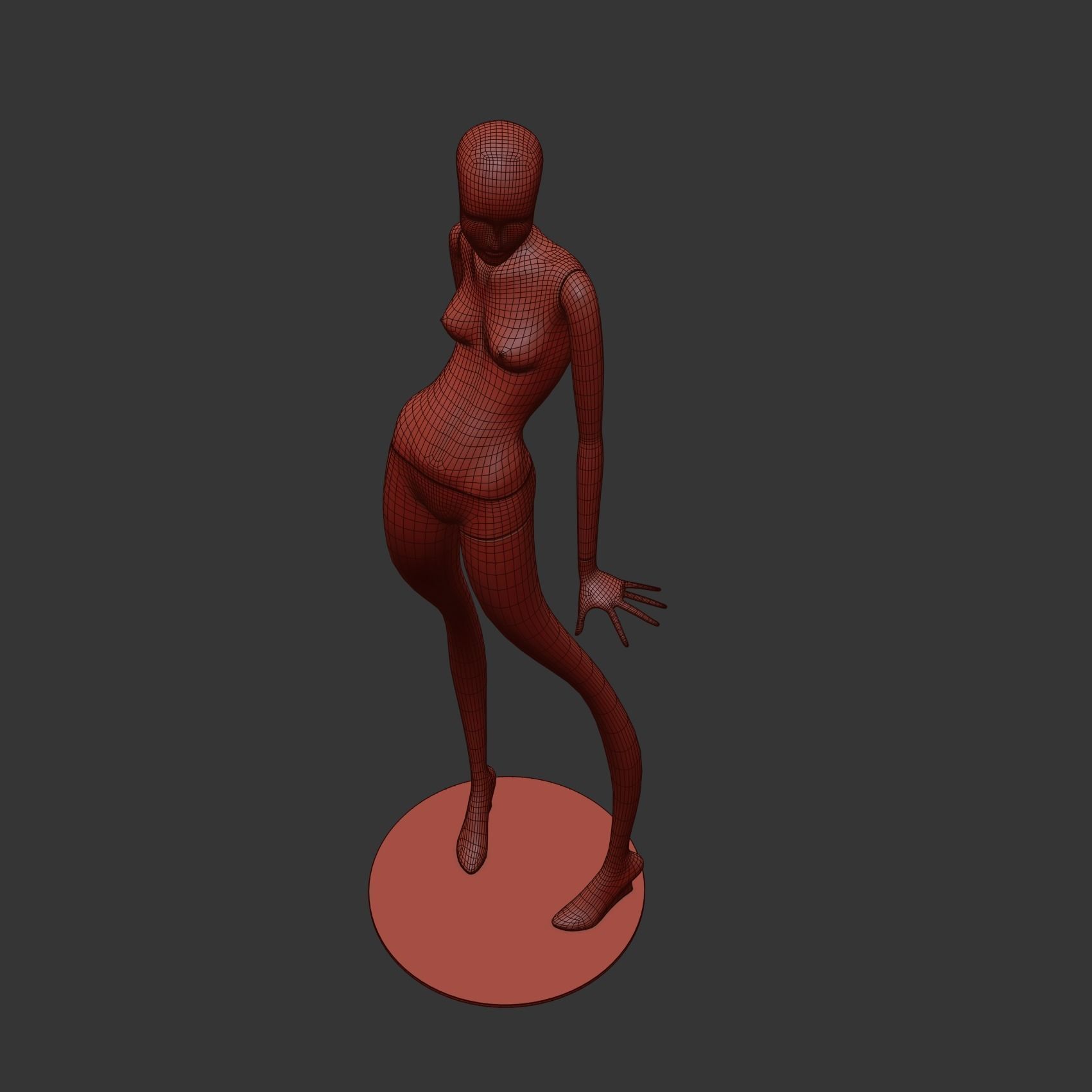 Mannequin 609 coll60 3D model_11