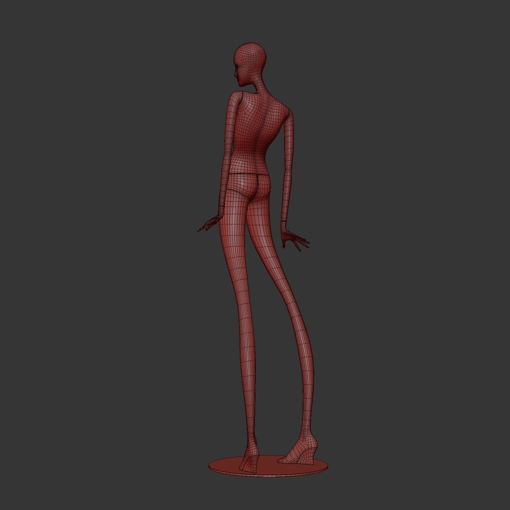 Mannequin 609 coll60 3D model_3