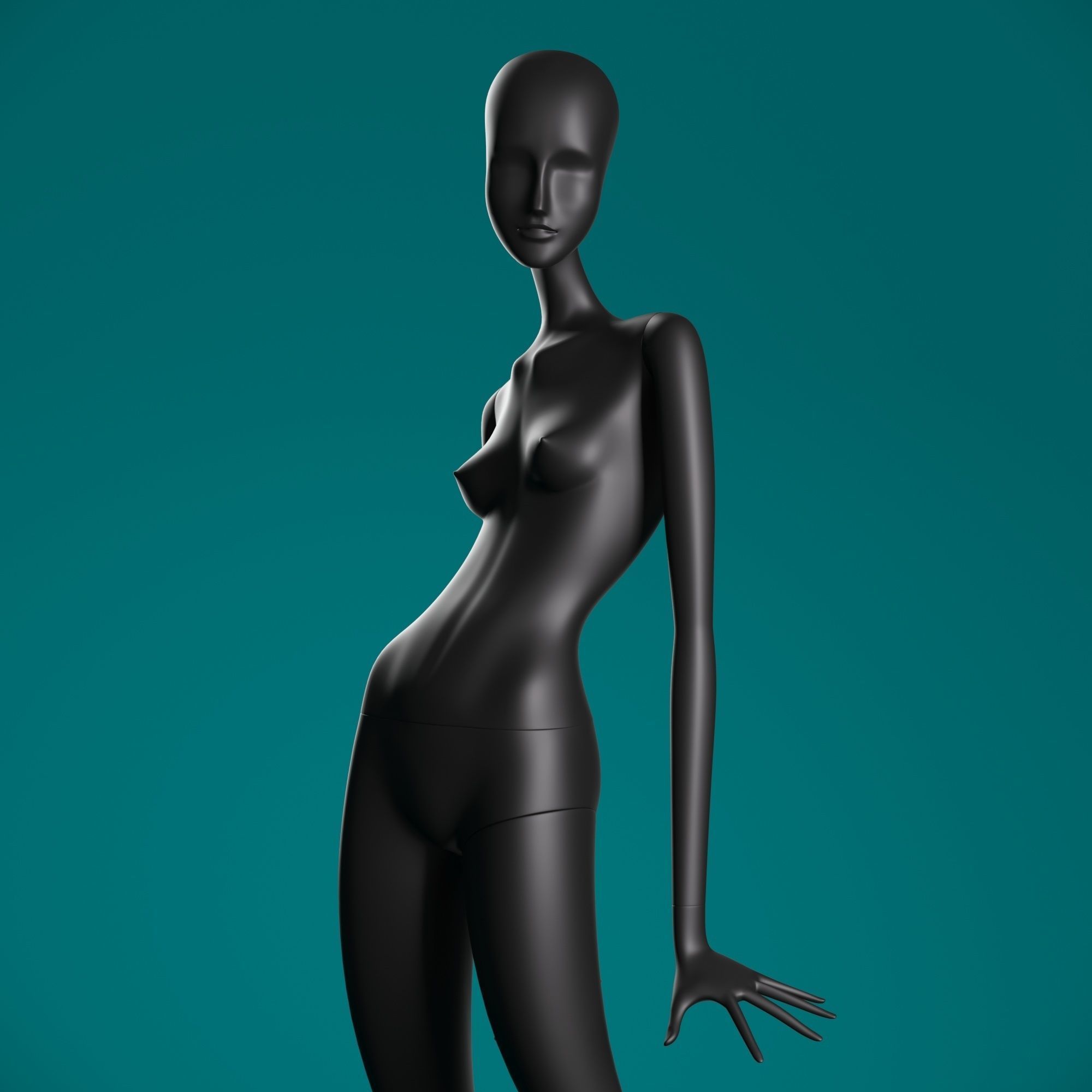 Mannequin 609 coll60 3D model_6
