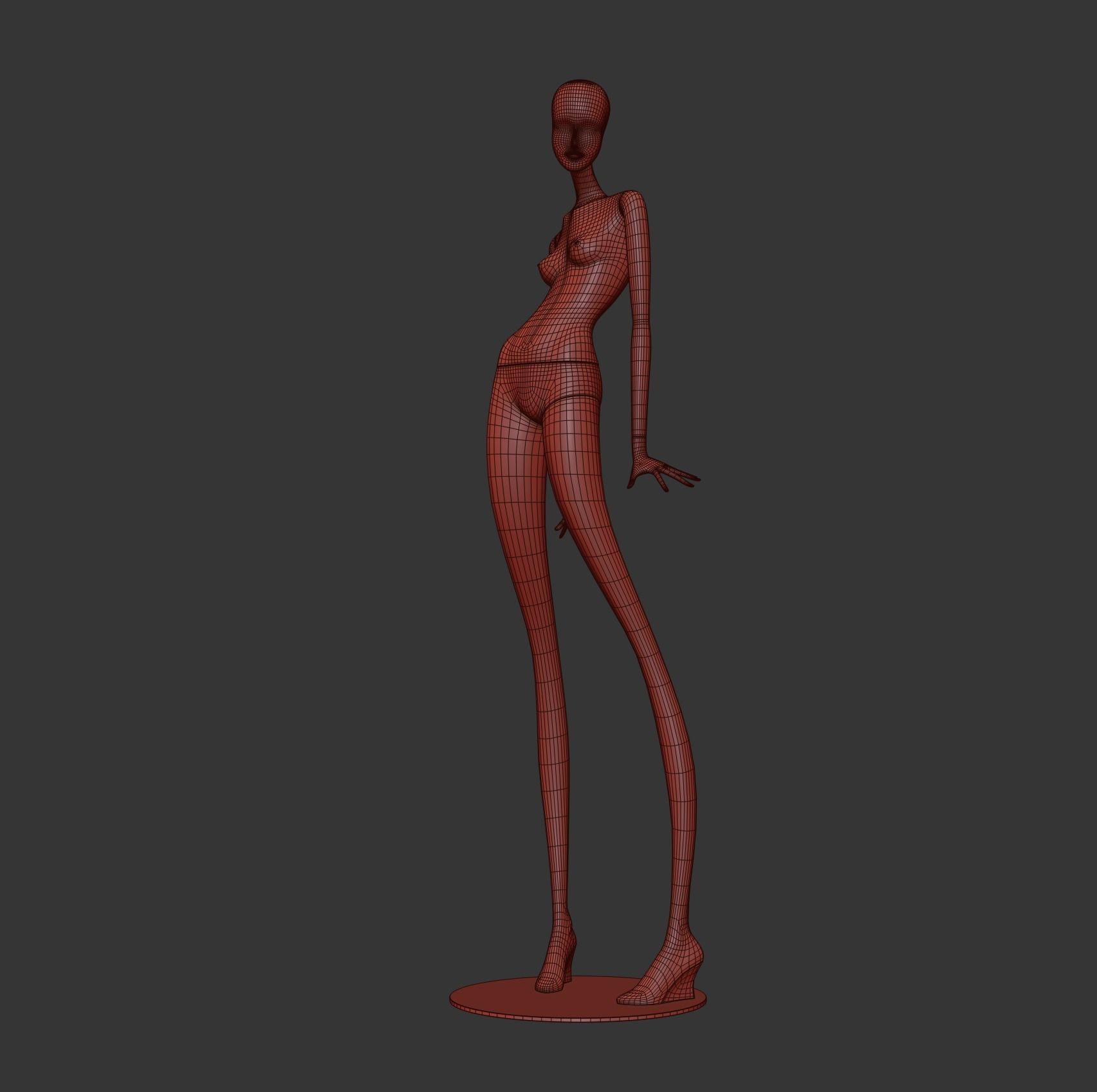 Mannequin 609 coll60 3D model_1