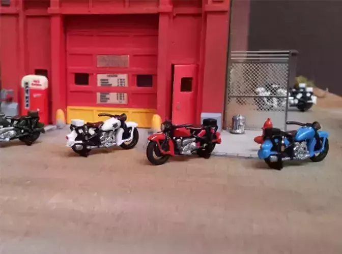 Police Harley Davidson  HO