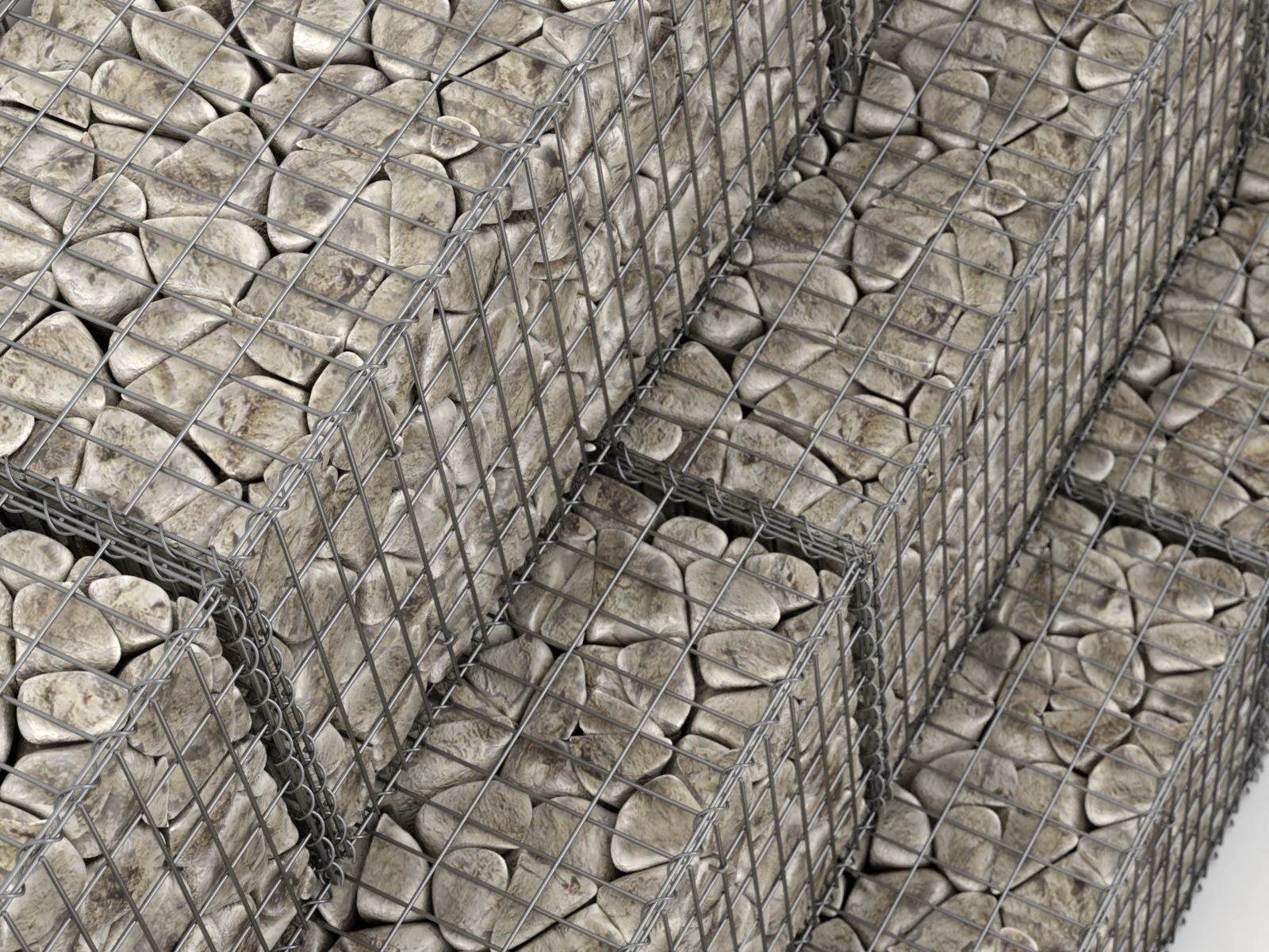Gabion Basket 3D model_3