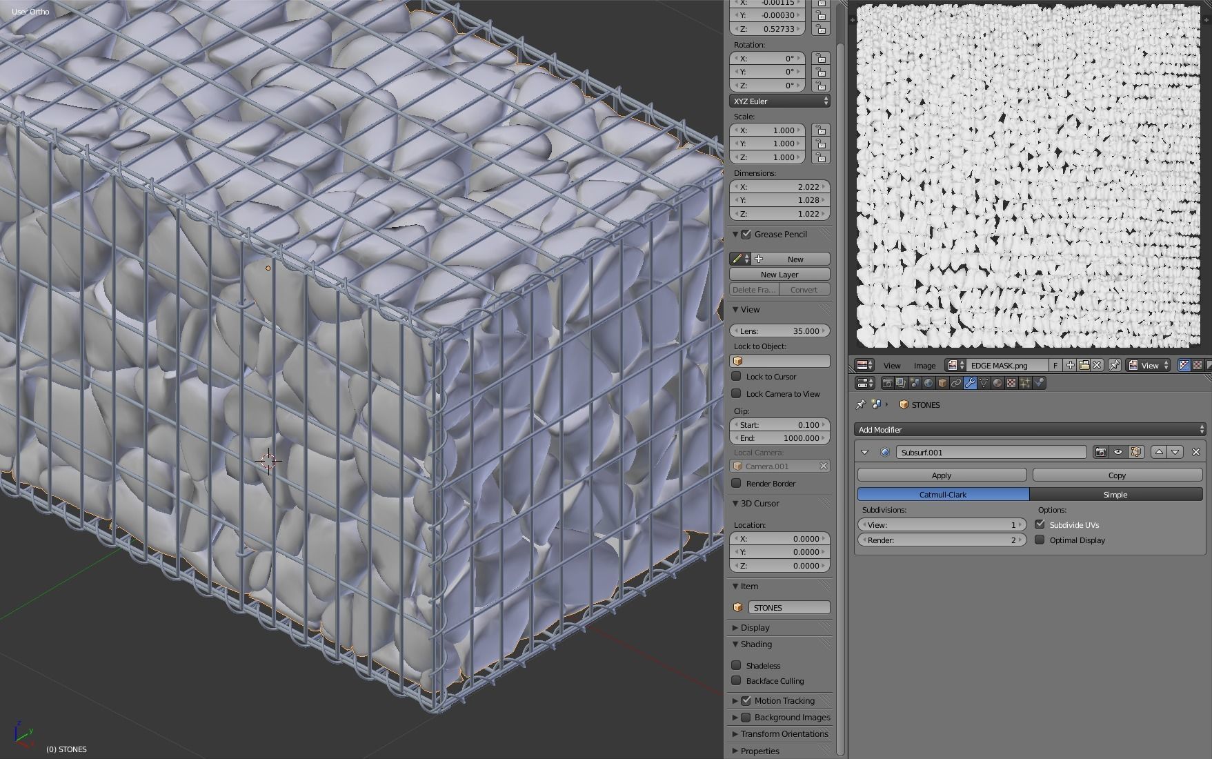 Gabion Basket 3D model_15