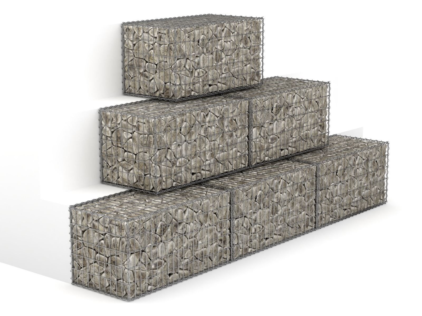 Gabion Basket 3D model_1