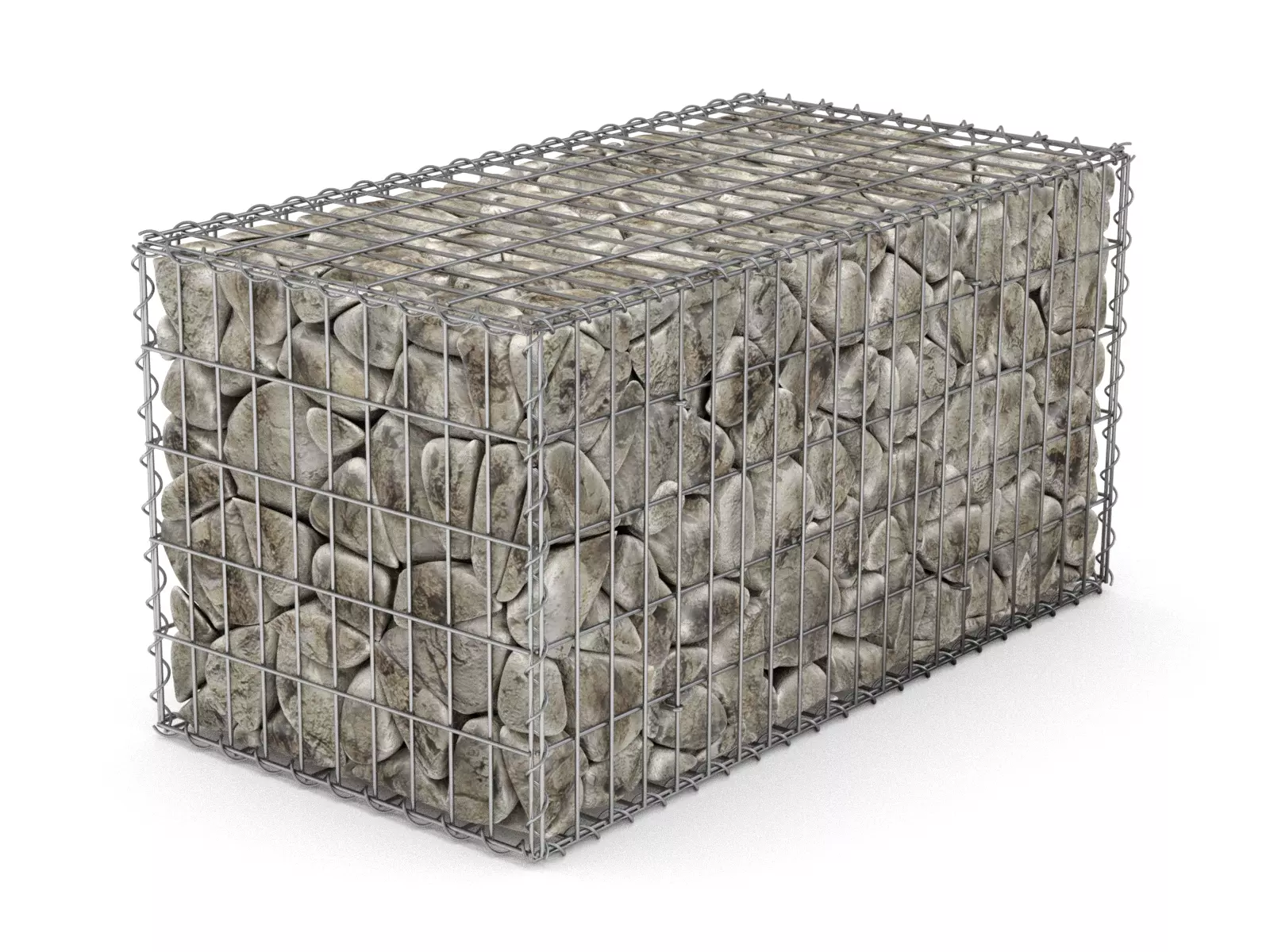Gabion Basket 3D model_0