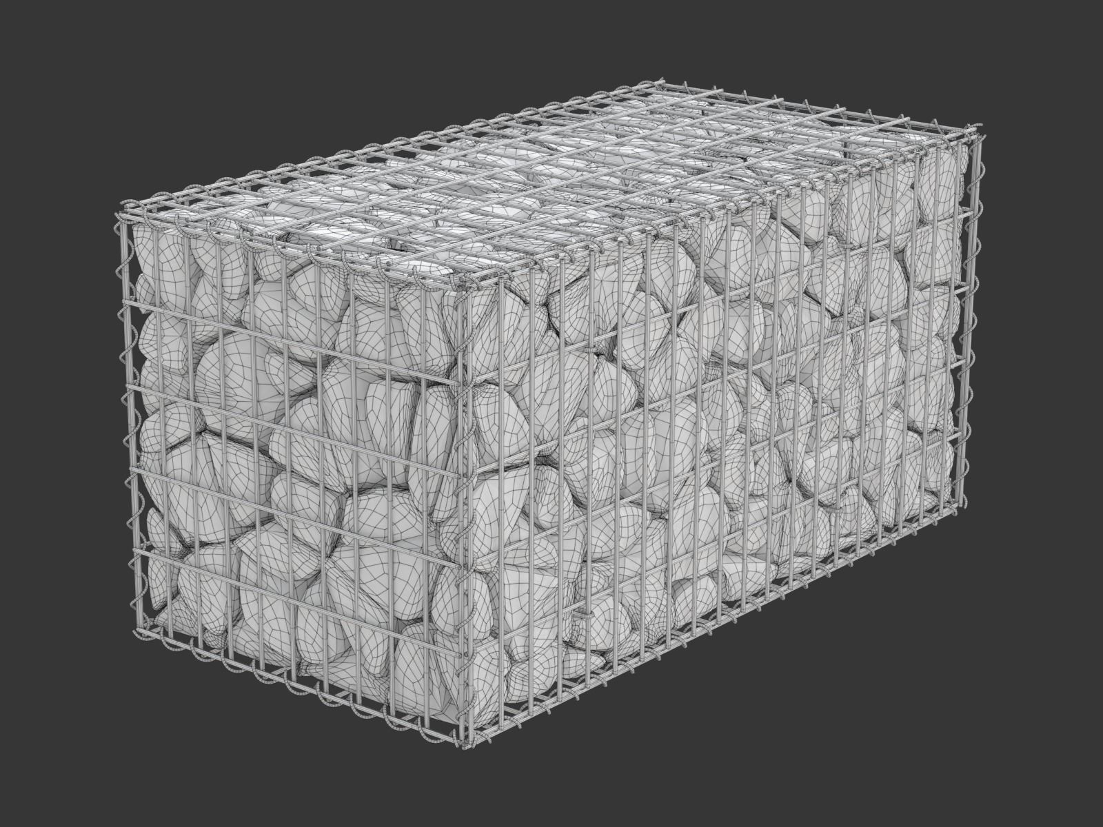 Gabion Basket 3D model_21