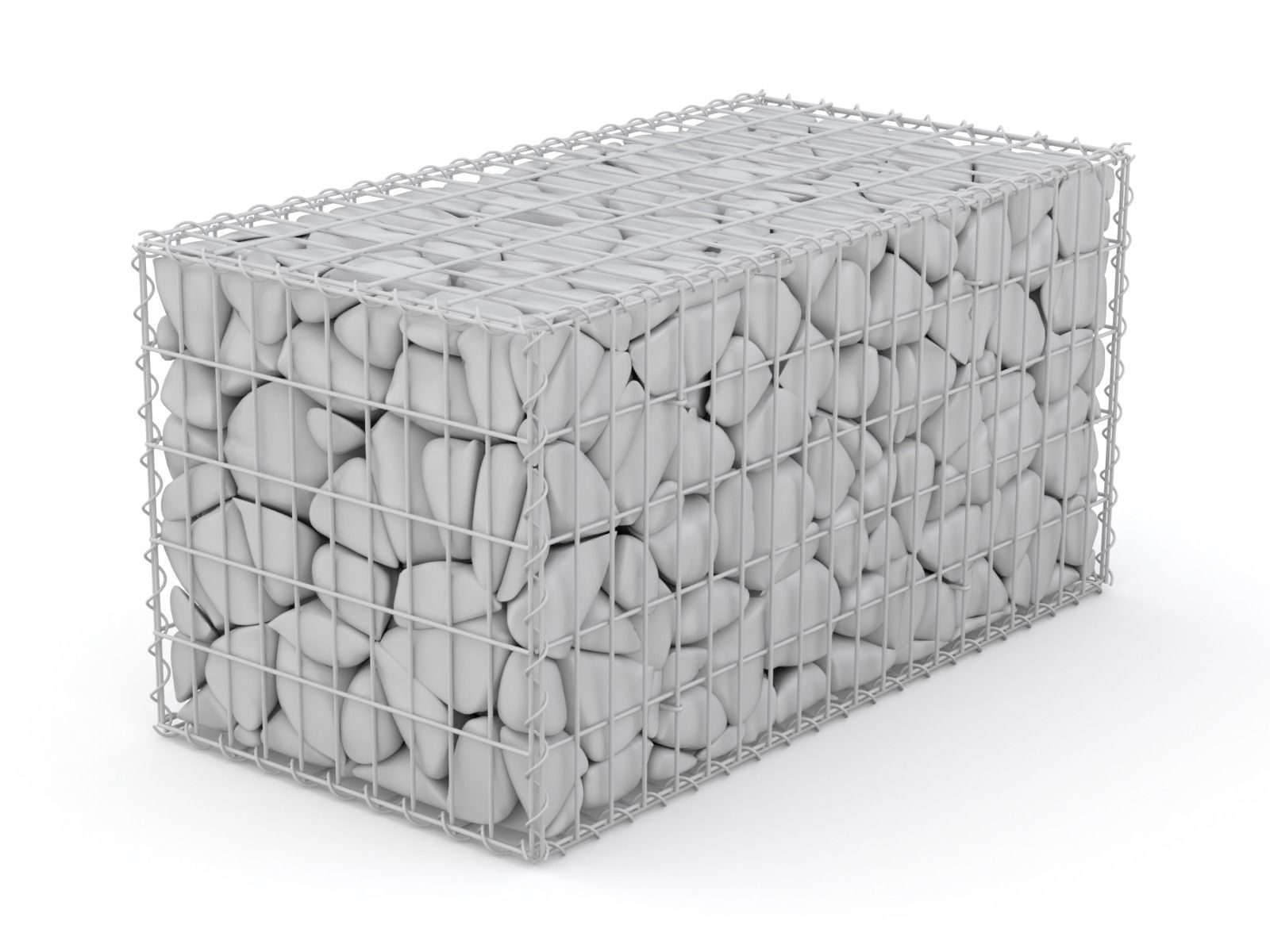 Gabion Basket 3D model_11